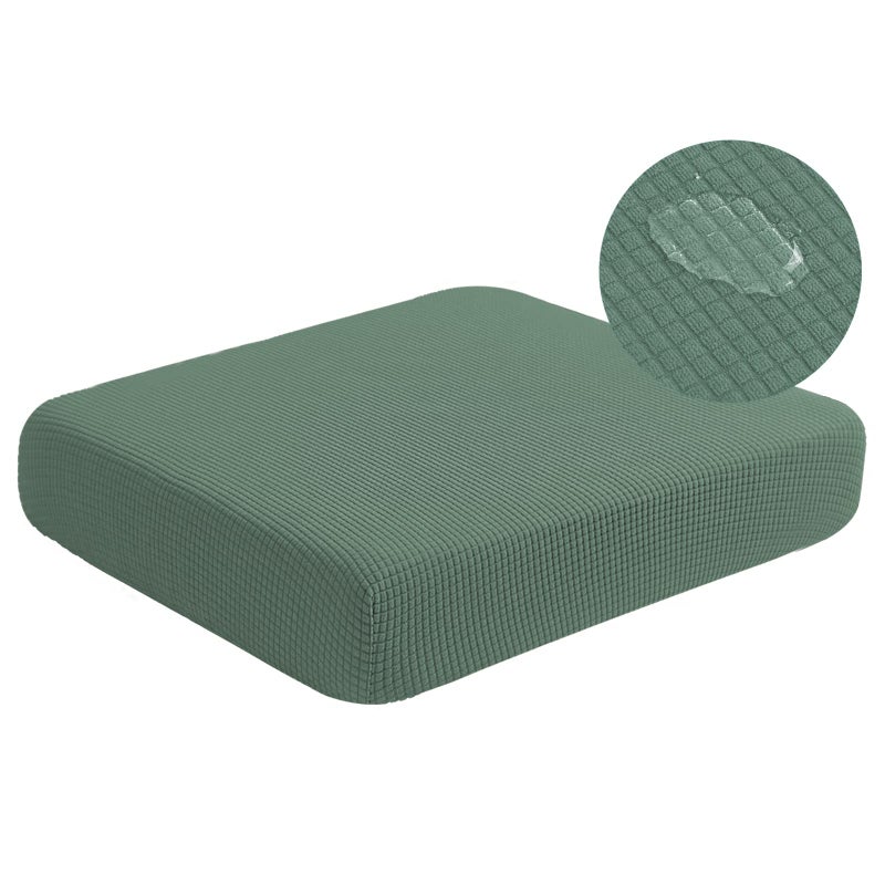 NC HOME High Stretch Water Repellent Sofa Seat Cushion Covers Couch Slipcover Stretch Furniture Protector for Camper RV Seat Cover Machine Washable Chair Cushion Cover Small Matcha Green