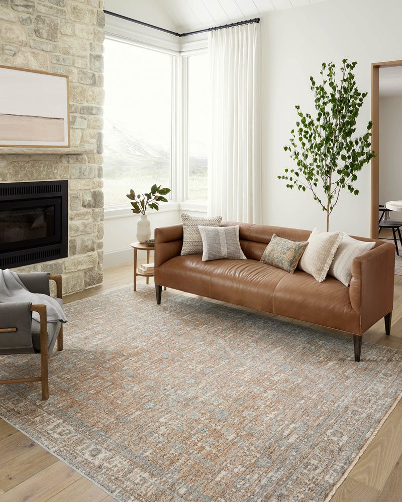 Loloi Loloi Angela Rose Blake Collection BLA05 SandSky 710 x 102 25 Pile Height Fringe Area Rug