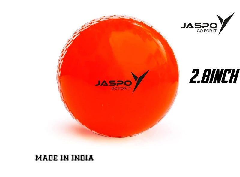 jaspo T-20 Ultra Practice Cricket Ball/Wind Balls (125-130 GMS) for - Indoor & Outdoor Street & Beach Cricket (Orange) - Image 4