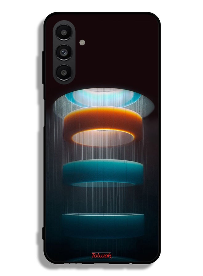 Tolwak Samsung Galaxy A04s Protective Case Cover Rings Art Pattern - Image 1