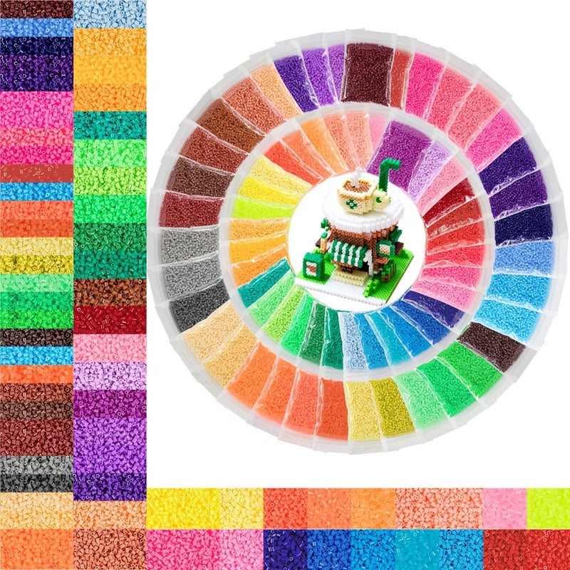 5000pcs 2.6mm Multicolored Melting Beads Digital Series 4 Craft Kit Gift - Image 2