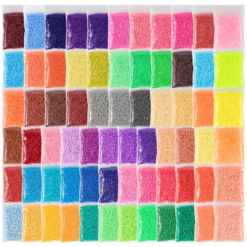5000pcs 2.6mm Multicolored Melting Beads Digital Series 4 Craft Kit Gift - Image 3