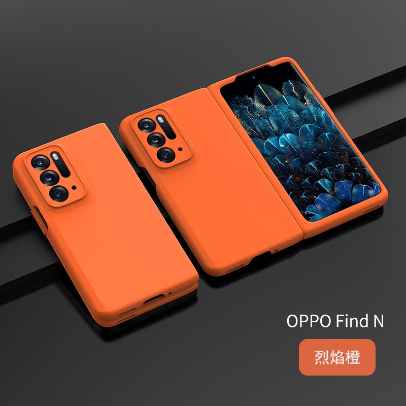 Oppofindn3 Folding Phone Case For Findn2 Skin-Sense Solid Color Findn1 Full-Covering Drop-Resistant Protective Case For Women - Image 3