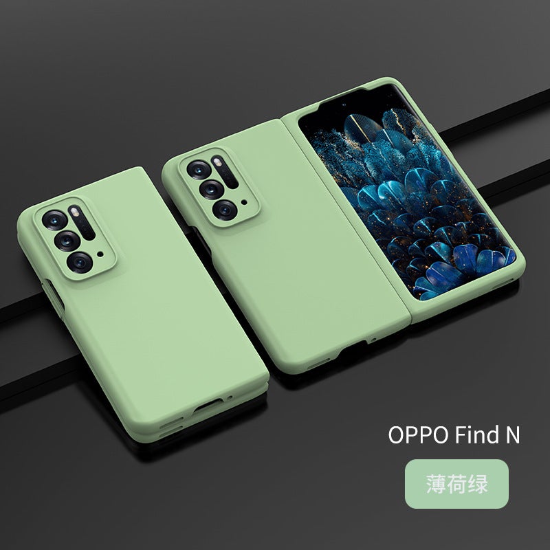 Oppofindn3 Folding Phone Case For Findn2 Skin-Sense Solid Color Findn1 Full-Covering Drop-Resistant Protective Case For Women - Image 5
