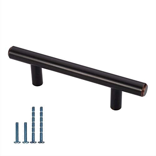 Amerdeco IH0001ORB76 10 Pack Oil Rubbed Bronze 3Inch(76mm) Hole Centers Kitchen Cabinet Pulls Hardware Modern Kitchen Solid Handles for Cabinets Cupboard Handles Drawer Pulls - Image 2