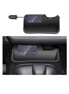 Excefore Dual USB ＆ Typc C Port Fast Charger Compatible with 2019-2022 Toyota Corolla, Fast Car Charger, 4-Ports Car Charger Adapter, 45W Fast Charging Center Console Dedicate to Your Car  - Image 1