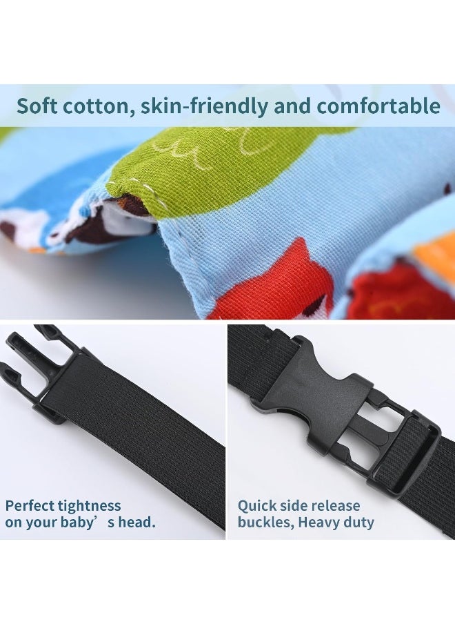 Luckyiren Baby Head Support for Car Seat-Car Seat Head Support for Toddler-Head Band Strap Headrest, Stroller Carseat Sleeping Baby Carseat Head Support for Toddler Kids Children Child Infant  - Image 4