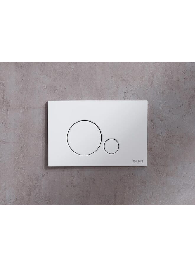 Duravit Beta 120 Actuator plate , for toilet, plastic white