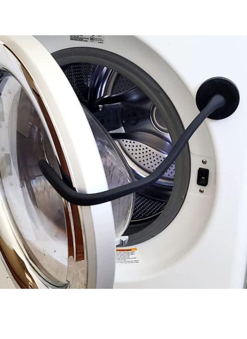 KASTWAVE - Front Load Washer Door Prop, Magnetic Suction Cup Washing Machine Door Holder, Flexible Dryer Door Stand for Keeping Washer Dryer Door Open to Keep Dry and Prevent Odors - Image 1