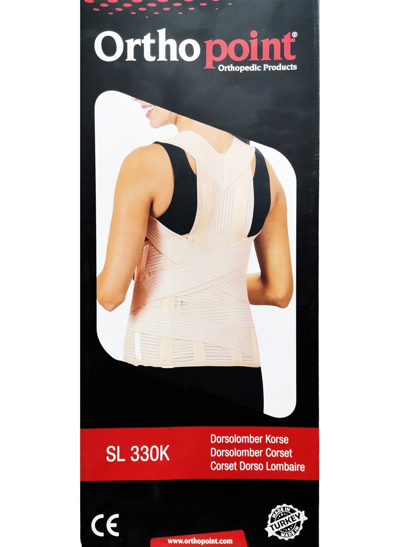 Point Full back support brace with Ortho point SL-330K - Image 4