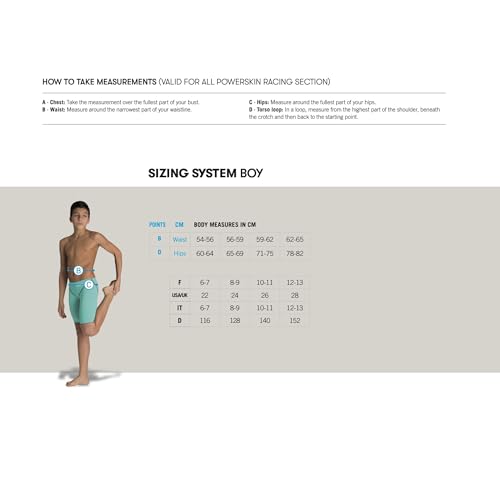 ARENA Powerskin ST Next Junior Boys' Racing Jammer Competition Swimsuit One Piece Athletic Swim Team Championship Tech Suit, Leopard Print Geranium, Size 22 - Image 5