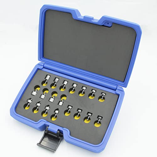 Wicks Aircraft مجموعة ضغط ريفيت يدوي بطول 2 إنش من ويكس للطائرات، للريفبتات الصلبة، تشمل مجموعة ريفيت مكونة من 6 قطع - Image 3