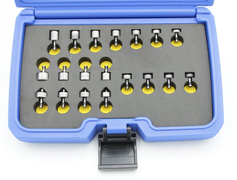 Wicks Aircraft مجموعة ضغط ريفيت يدوي بطول 2 إنش من ويكس للطائرات، للريفبتات الصلبة، تشمل مجموعة ريفيت مكونة من 6 قطع - Image 2