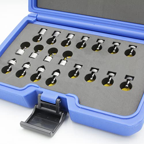 Wicks Aircraft مجموعة ضغط ريفيت يدوي بطول 2 إنش من ويكس للطائرات، للريفبتات الصلبة، تشمل مجموعة ريفيت مكونة من 6 قطع - Image 5