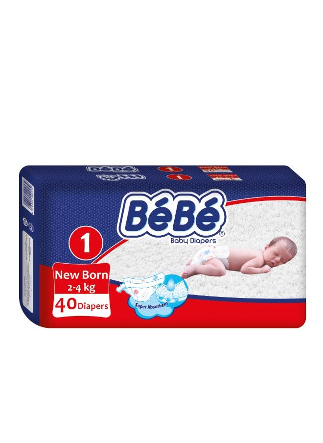 bebe - Baby Diapers New born (size 1) 40 diapers - Image 1