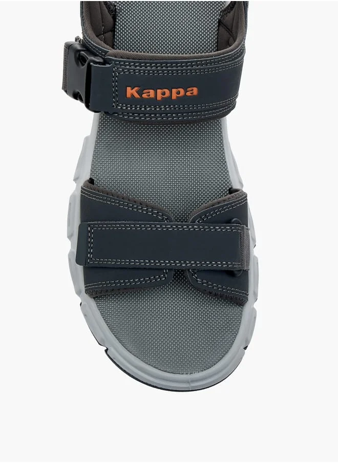 كابا Men's Strappy Sandals With Hook And Loop Closure