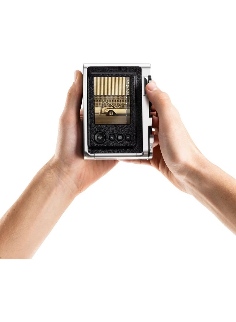 Generic Fujifilm INSTAX Mini EVO Hybrid Instant Camera – Black (USB-C) | Instant Print with Digital Preview, Creative Modes & Built-In Selfie Mirror - Image 5