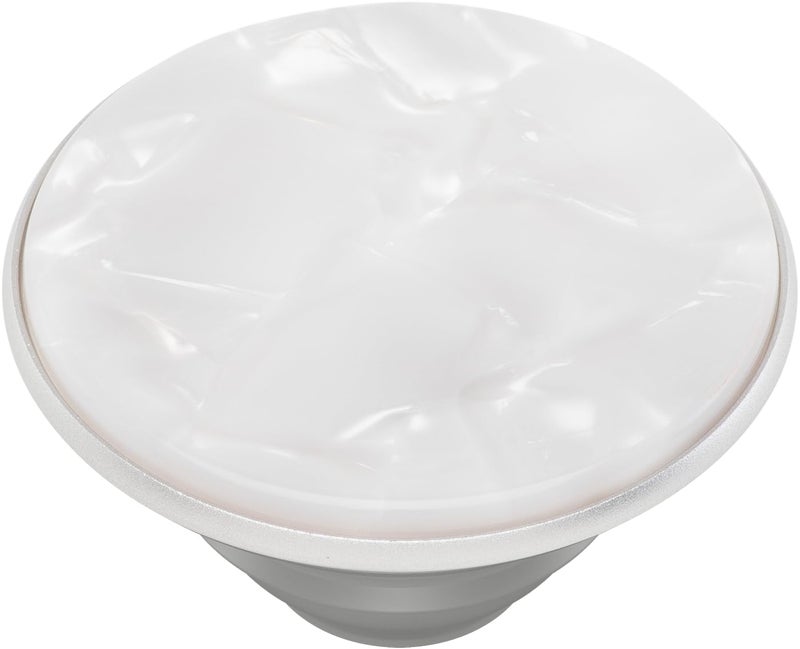 PopSockets Adhesive Phone Grip, Holder, Phone Stand, White - Pearl White - Image 4