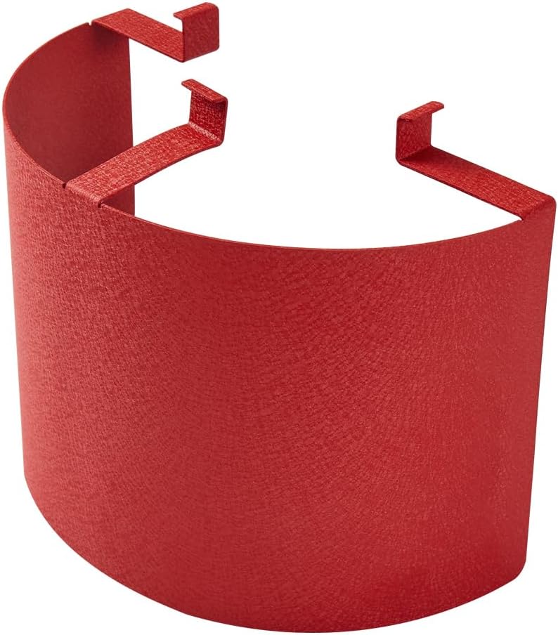 Kyostar غطاء فلتر هواء واقٍ من الحرارة من Universal Steel Cone لفلتر مخروطي مقاس 2.5-3.5 بوصة، أحمر 2040# سطح مطفي (غير لامع) مضاد للانزلاق - Image 5
