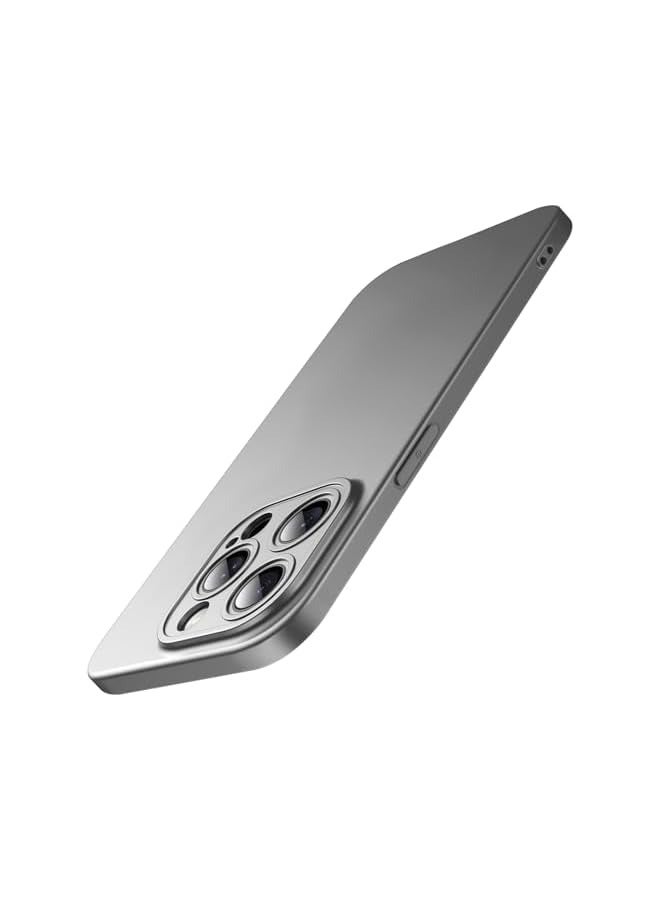 Jetech Slim Case for iPhone 15 Pro 6.1-Inch with Camera Lens Full Cover Protection, Ultra-Thin Lightweight Matte Finish Minimalist Protective Phone Cover (Natural Titanium) - Image 1