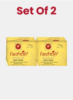 Face Fresh Set of 2 Gold Plus Beauty Cream - Removes Acne, Dark Spots, Fine Lines & Wrinkles - For All Skin Types 30g  - Image 1