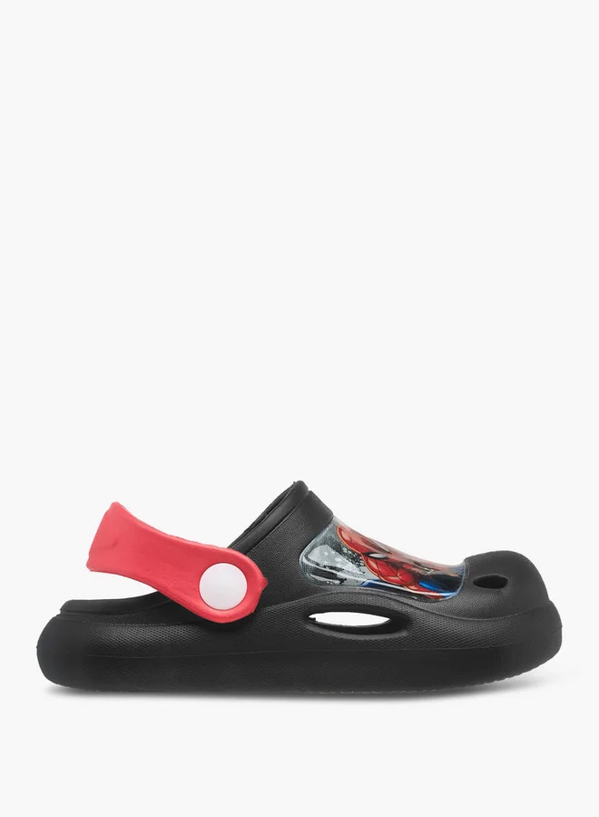 MARVEL Boys Spider-Man Graphic Detail Clogs with Backstrap