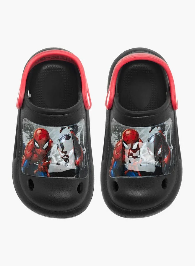 مارفل Boys Spider-Man Graphic Detail Clogs with Backstrap
