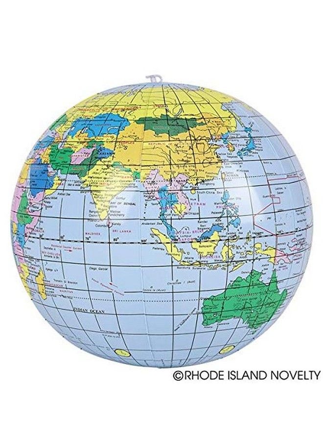 Rhode Island Novelty 16 Inch World Globe Inflates 2 Globes Per Order  - Image 3