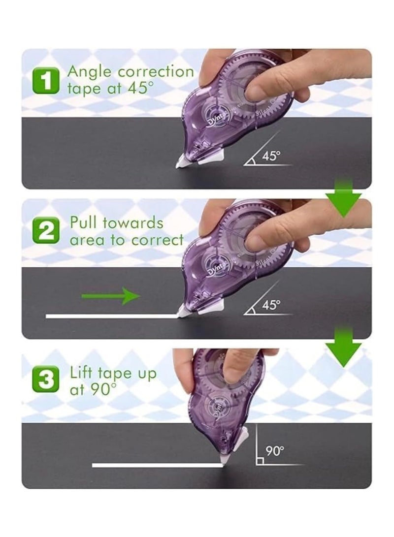 كوريكتور شريط تصحيح اللون الابيض الصغير،شريط ابيض صغير لطيف، بكرة تعتيم سهلة الاستخدام للتصحيح عدد 2 - Image 2