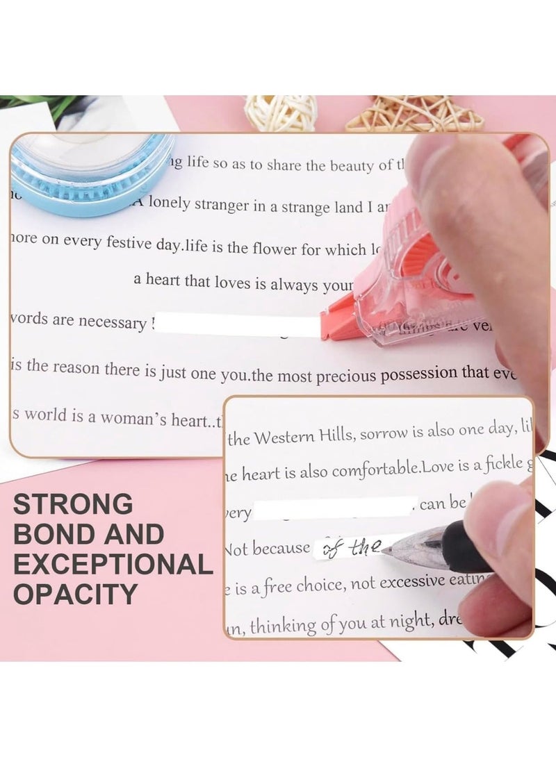 كوريكتور شريط تصحيح اللون الابيض الصغير،شريط ابيض صغير لطيف، بكرة تعتيم سهلة الاستخدام للتصحيح عدد 2 - Image 3