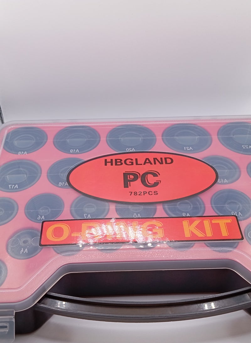 HBG 782-Piece O-Ring Washer Seal Assortment Kit– Durable Rubber Seals, Oil & Water Resistant with Organizer Case - Image 4