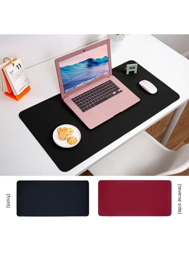 [Best Selling Mouse Mat] 90x45 cm Large - Stain & Oil Resistant - Dual Sided Leather - with Strap - For Restaurants, Desks, Home Office  - Image 4