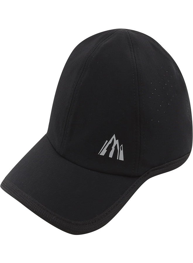 AHAHA UV 50 Baseball Cap for Men and Women Quick Dry,Lightweight,Sport Baseball Hat for Golf Running Black - Image 1