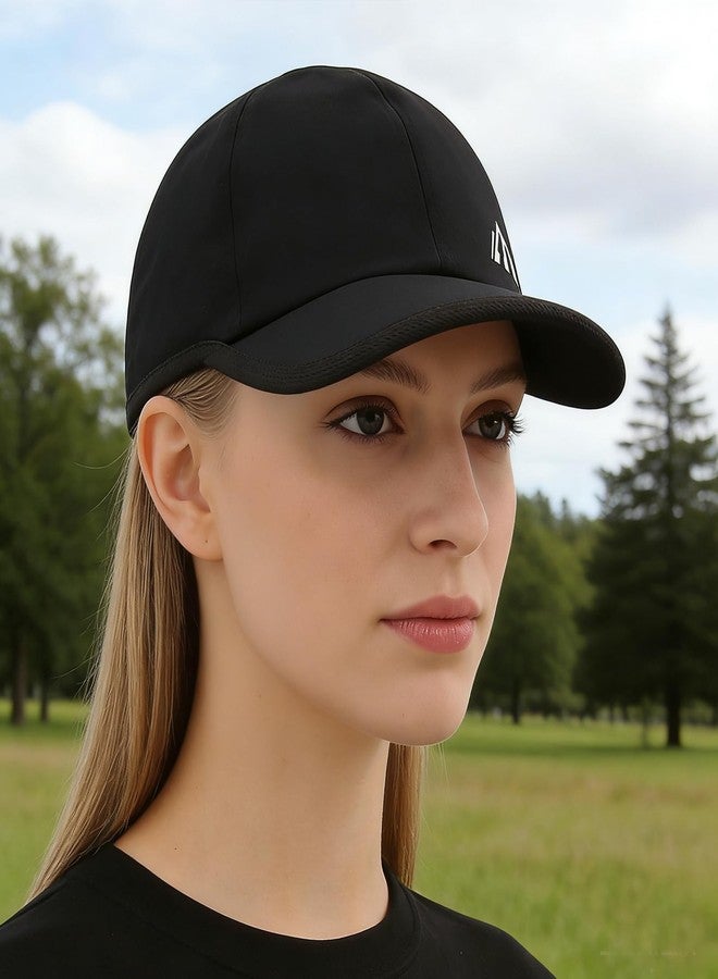 AHAHA UV 50 Baseball Cap for Men and Women Quick Dry,Lightweight,Sport Baseball Hat for Golf Running Black - Image 3