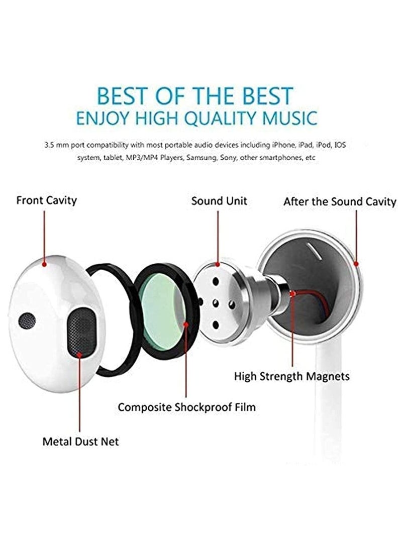 ELTRAZONE for iPhone Earphones Wired Headphones Built-in Mic&Volume Control & Noise Cancellation In-Ear Earphones Earbuds Compatible for iPhone 11/12/13 Pro/XS Max/8/8plus 7/7plus Support for all iOS - Image 4