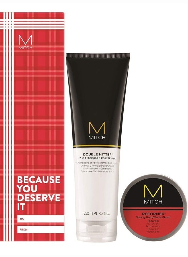 Mitch Strong Style Men's Holiday Gift Set (Paul Mitchell) ($35 Value)  - Image 1