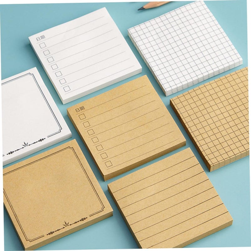 Reusable Adhesive Notes 8Pcs Strong Sticky Memo Decals For Organization Office Home - Image 4