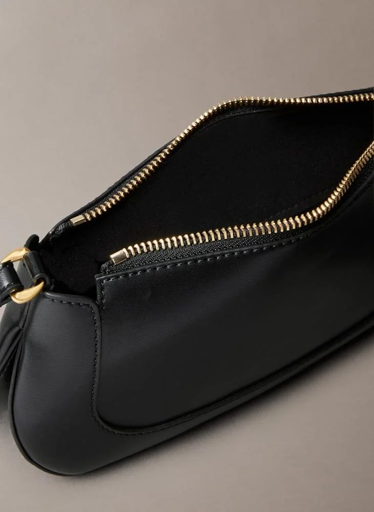 CALVIN KLEIN Logo Hardware Zip Crossbody