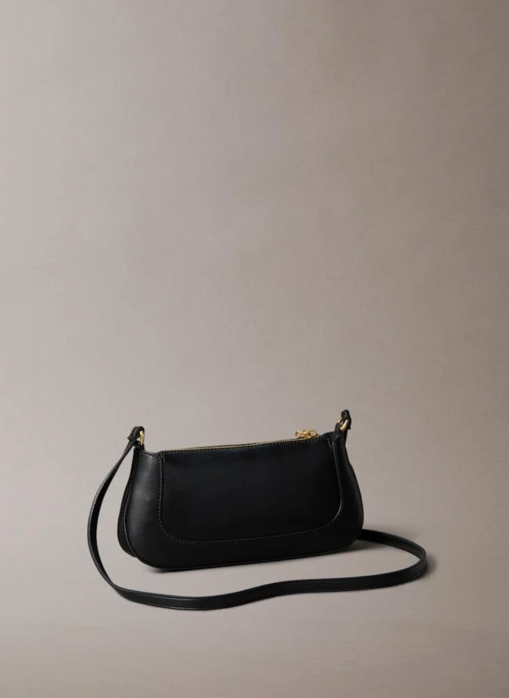 كالفن كلاين Logo Hardware Zip Crossbody