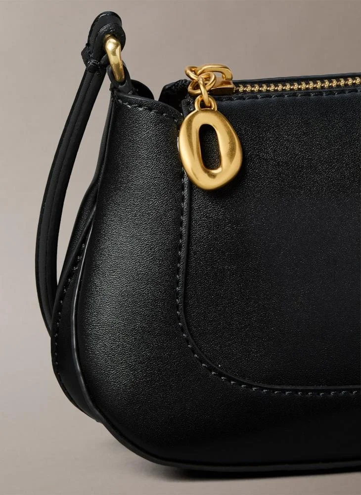 CALVIN KLEIN Logo Hardware Zip Crossbody