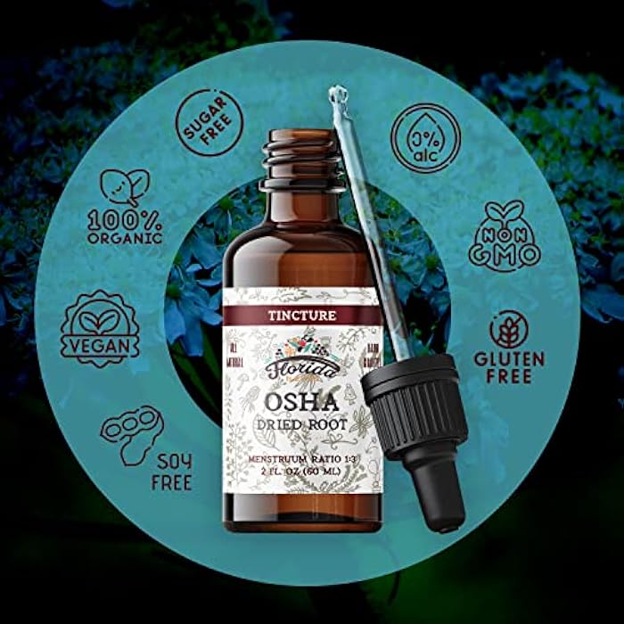 FLORIDA HERBS OSHA Root Liquid Extract for Respiratory Support, Organic OSHA Tincture Natural Lung Detox 2 Fl Oz - Image 5