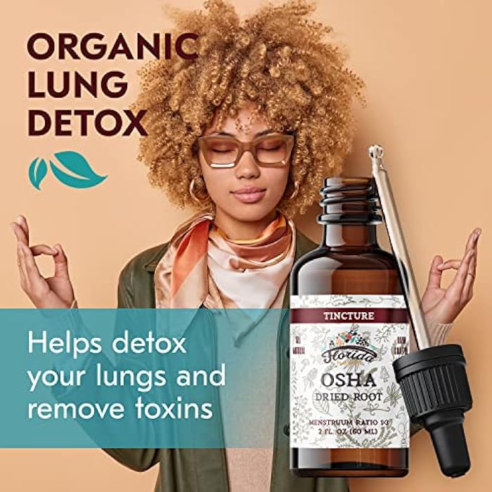 FLORIDA HERBS OSHA Root Liquid Extract for Respiratory Support, Organic OSHA Tincture Natural Lung Detox 2 Fl Oz - Image 3