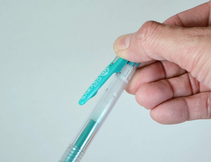 Zebra Pen Sarasa Clip Retractable Gel Pen, 0.5mm Fine Point, Rainbow Assorted Colors, Ideal for Teacher Gifts, School Supplies and Office Supplies, 12-Pack (44100) - Image 3