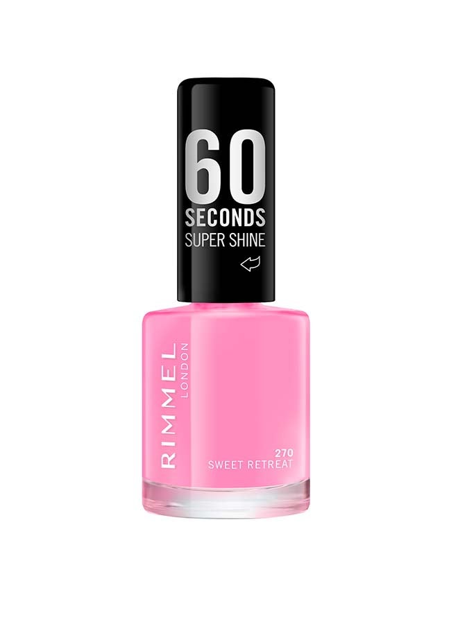 RIMMEL LONDON طلاء أظافر سوبر شاين في 60 ثانية - 270 - ملاذ حلو، 8 مل - Image 2