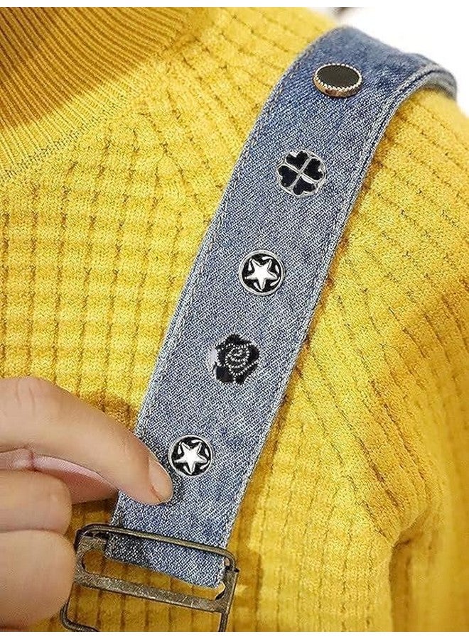 ARLICORPING 20Pcs Women Shirt Brooch Buttons Pearl No Sew Button Pins Instant Button Jeans Button Pins Women Shirt Safety Brooch (BROOCH BUTTON_PK_J) - Image 4