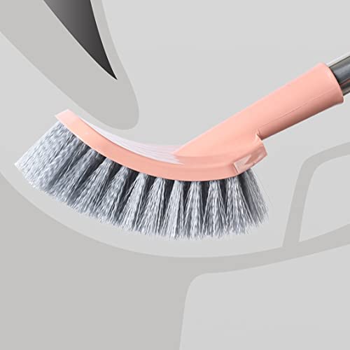 Wolpin Multipurpose Angular Toilet Cleaner Brush (52 x 14 CM) | Bathroom Floor, Sink & Tile Cleaning Brush | Plastic Scrub Brush for Home Bathroom Cleaning Use (Pack of 1) - Image 5