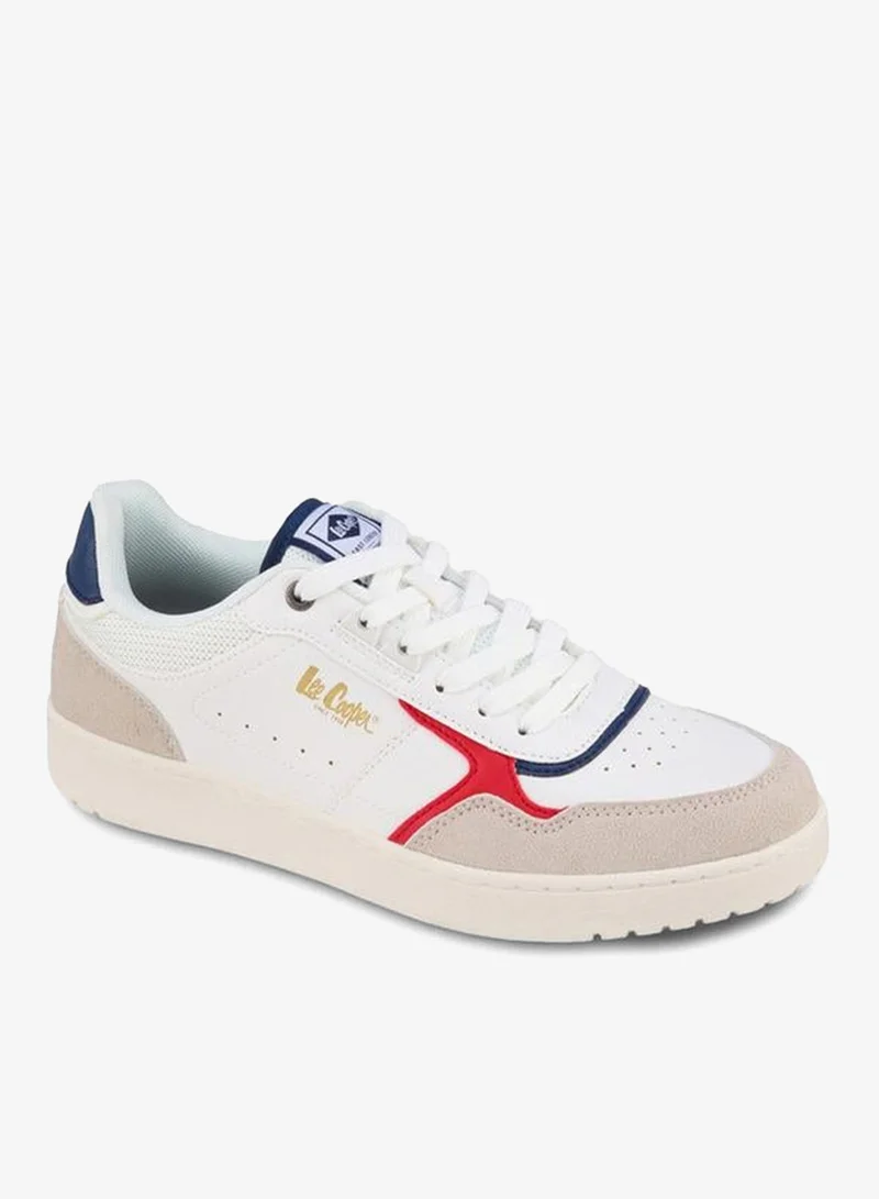 لي كوبر Men Panelled Lace-Up Ankle Sneakers