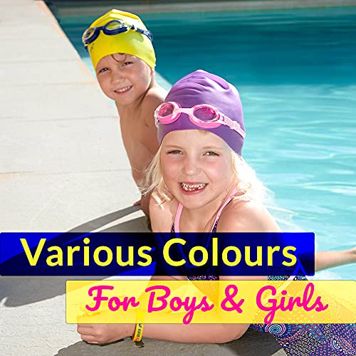 Limmys Kids Swim Cap – 100% Silicone Swim Cap for Boys and Girls – Soft, Stretchy & Comfortable Swimming Cap – Designed for Comfort & Durability - Image 5