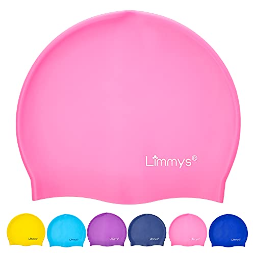 Limmys Kids Swim Cap – 100% Silicone Swim Cap for Boys and Girls – Soft, Stretchy & Comfortable Swimming Cap – Designed for Comfort & Durability - Image 1