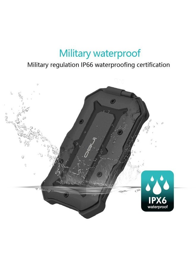 ineo 2.5" USB 3.0 Rugged Waterproof & Shockproof IP66 External Hard Drive Enclosure for 2.5 inch 9.5mm & 7mm SATA HDD SSD (MIL-STD 810 Certified) [T2566-I] - Image 2